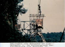 Detailansicht der Seilbahn